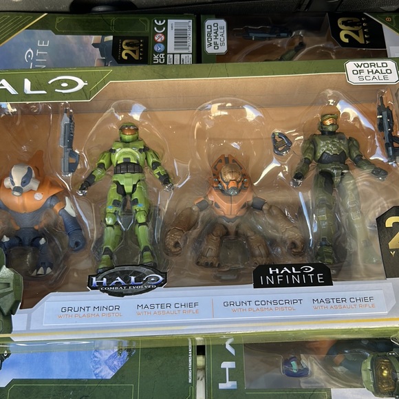 HALO 4 world of halo anniversary action figure multipack NWT - Picture 7 of 10